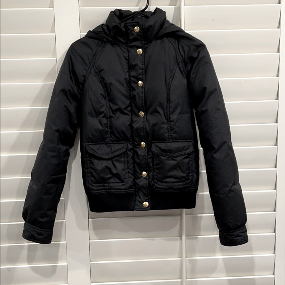 Juicy Couture Puffer Black Jacket Size X- Small